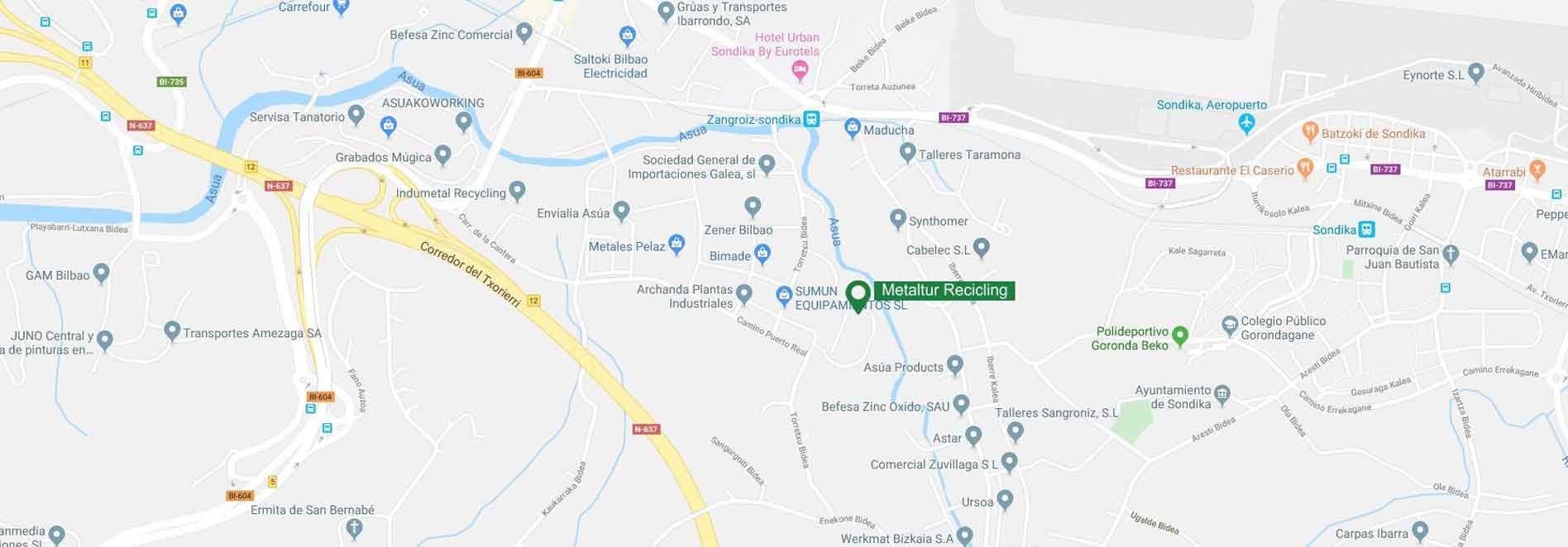 Mapa: C/ Portu Bidea, 12 - módulo 6-7, Sondika